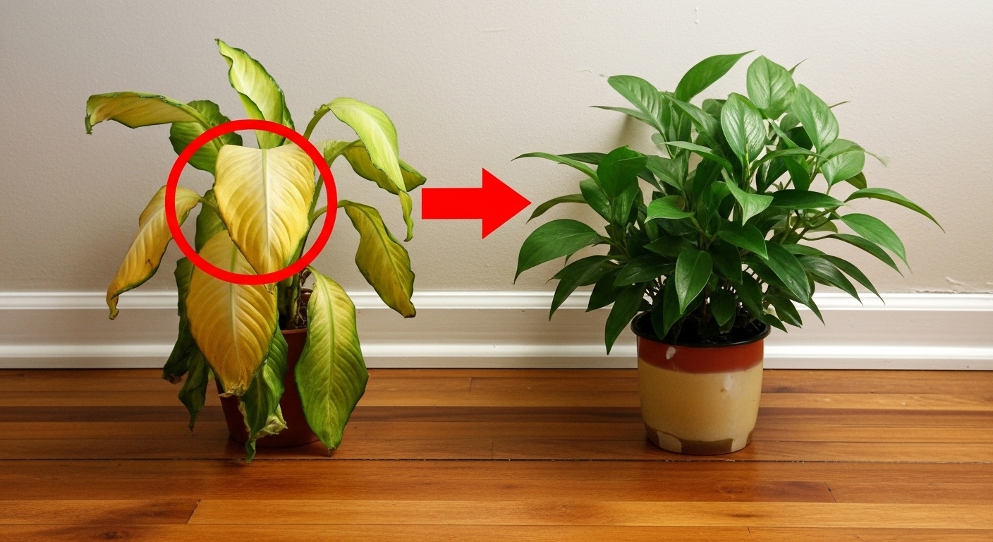 3 niveles para que las hojas de tus plantas se vean amarillas y como solucionarlos content image