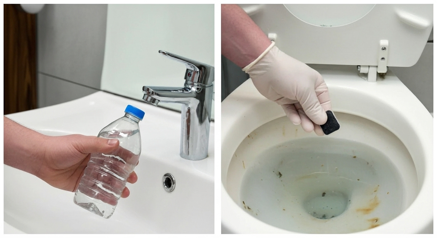 Esta vez se trata de un baño perfumado y en cal con vinagre de alcohol blanco. content image