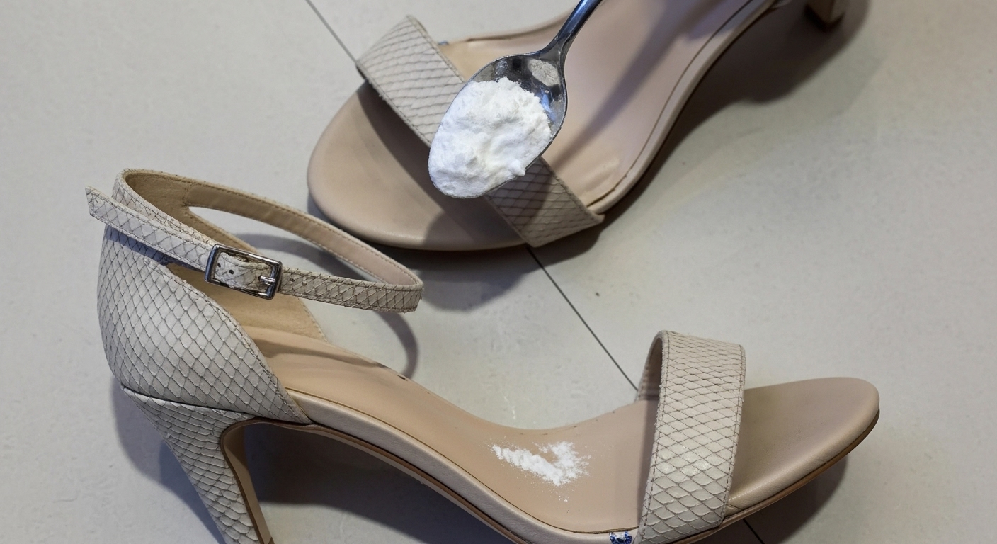 Cómo deshacerse de las marcas negras en las sandalias. content image