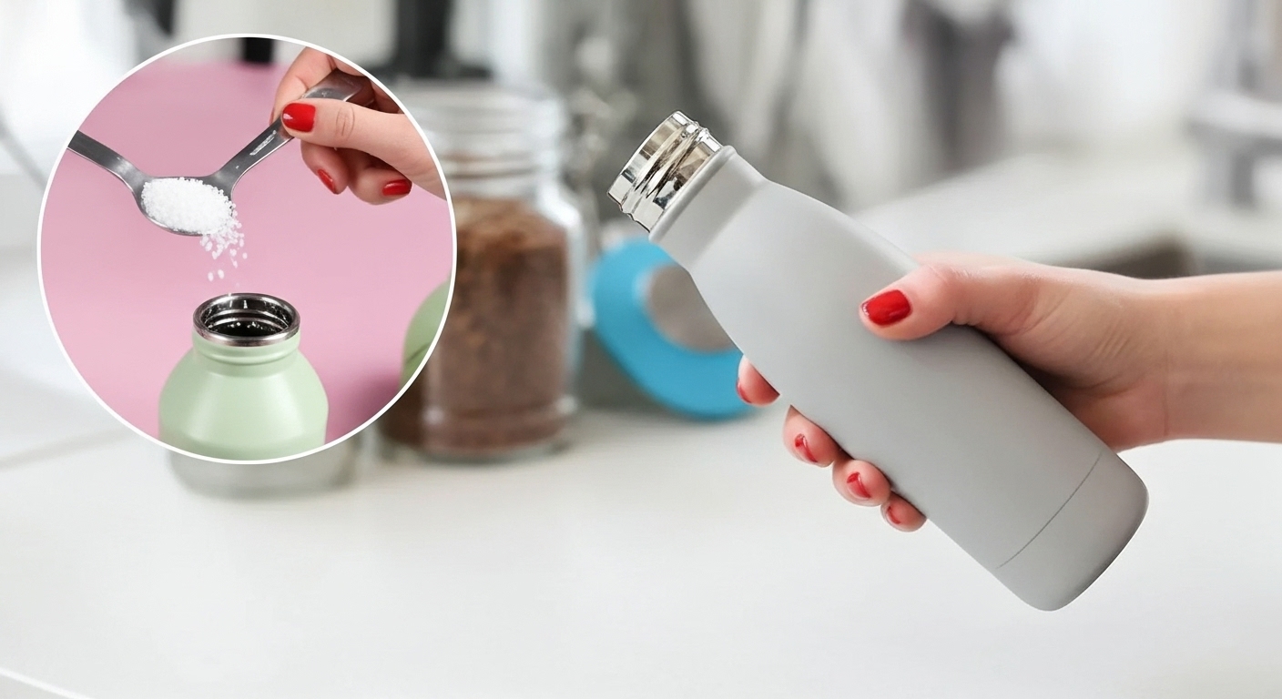Cómo lavar botellas de aluminio para eliminar el mal olor. content image