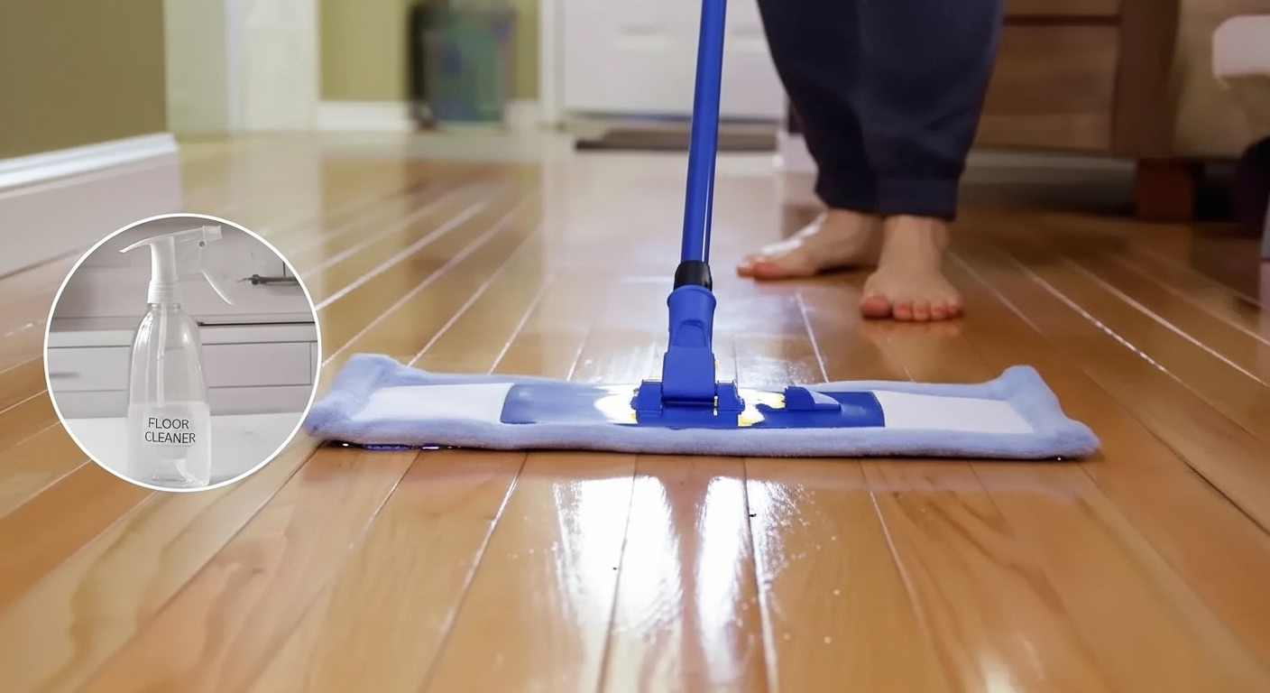 Limpia y sanea el parquet con ingredientes naturales. content image
