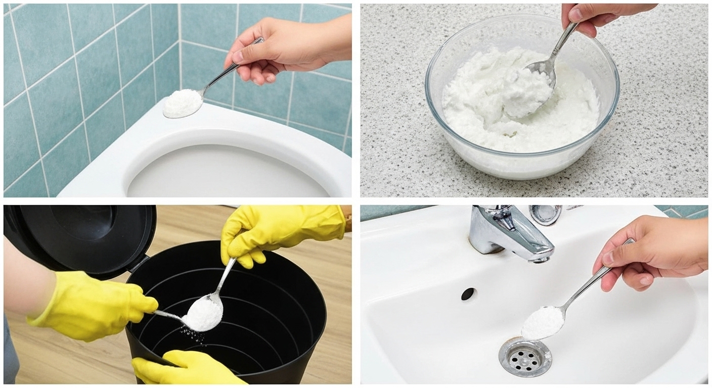 9 consejos para mantener tu baño limpio y fresco con bicarbonato content image