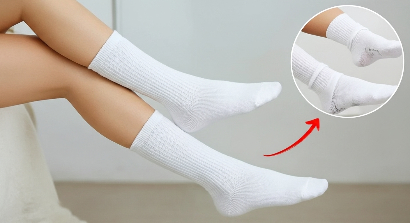 Cómo usar calcetines blancos para tener zapatos blancos content image