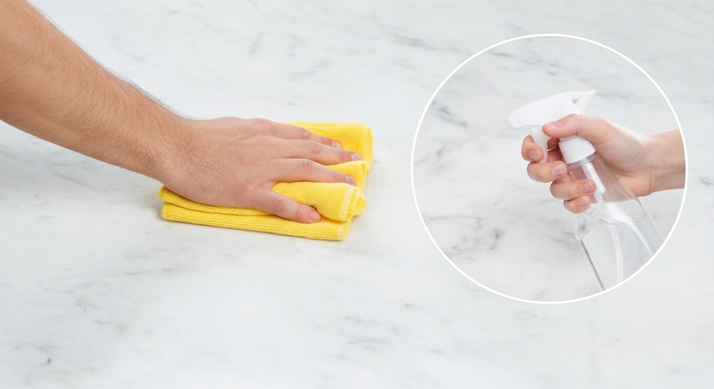 El mármol es muy limpio y muy brillante con ingredientes simples y naturales. content image