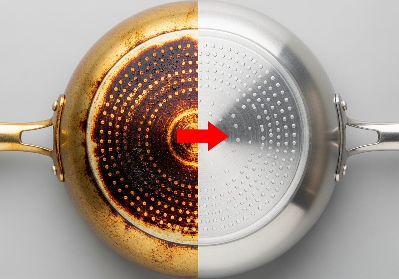 4 Consejos para Recuperar Sartenes Quemadas y Dejarlas como Nuevos Productos content image