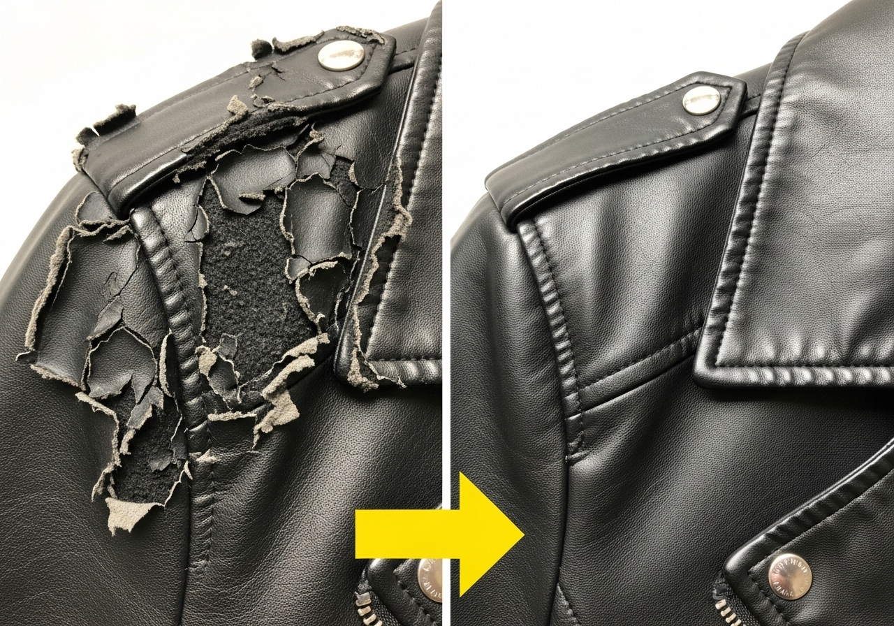 Truco fabuloso para reparar chaquetas, bolsos, zapatos o muebles de cuero. content image