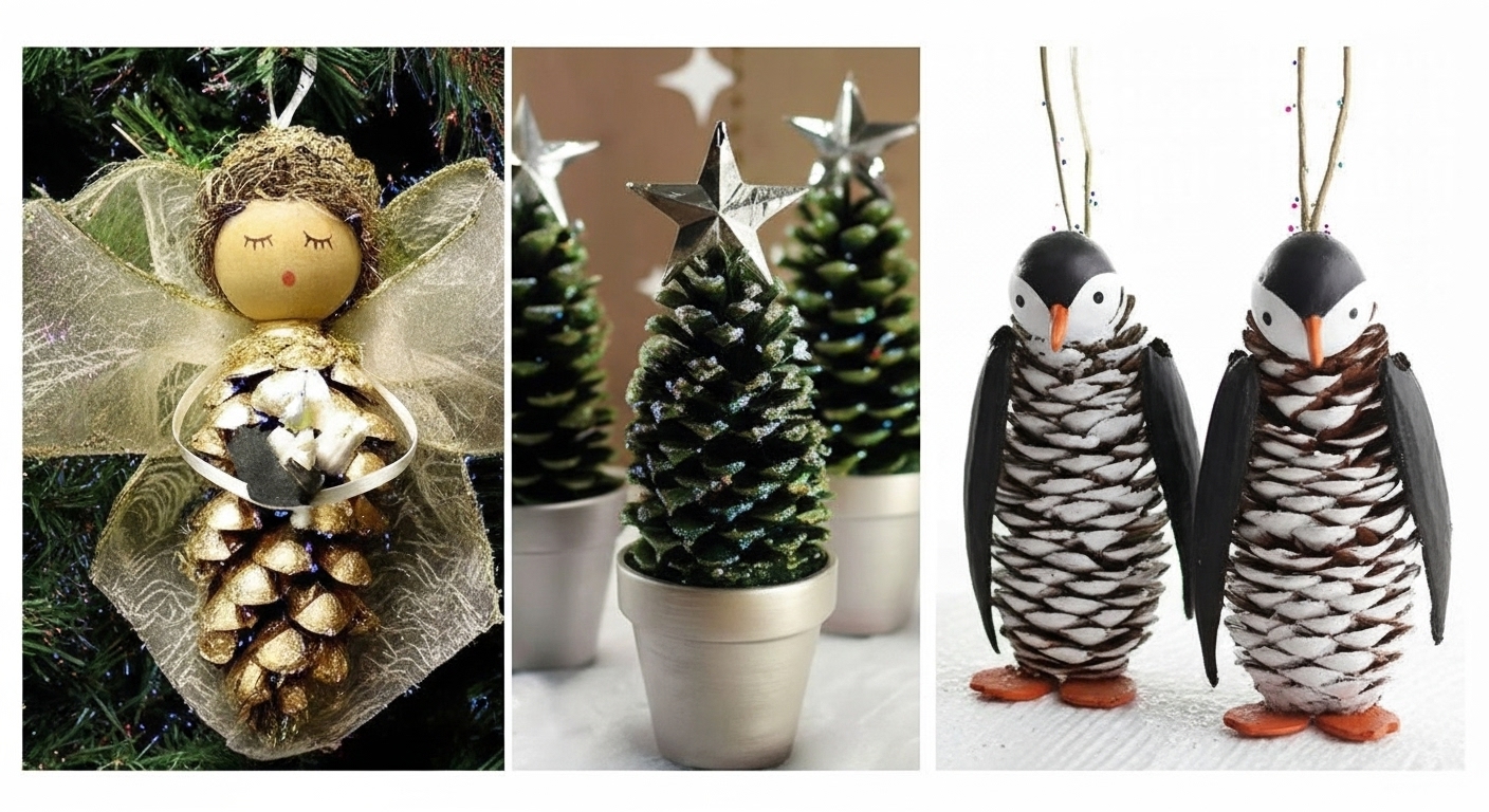 12 ideas para decorar la Navidad con piñas content image