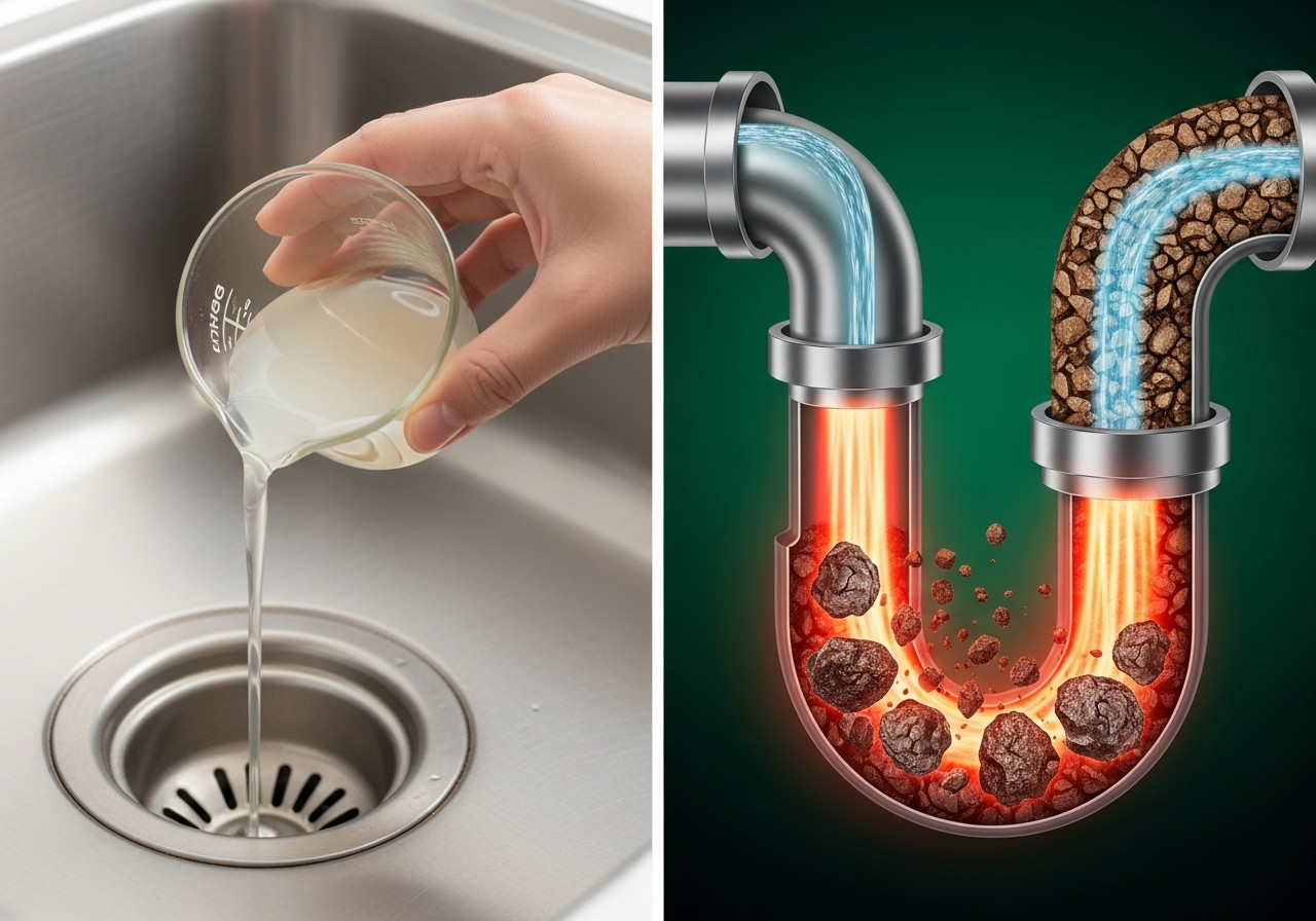 Truco casero para limpiar el desagüe y las tuberias sin llamar al fontanero content image