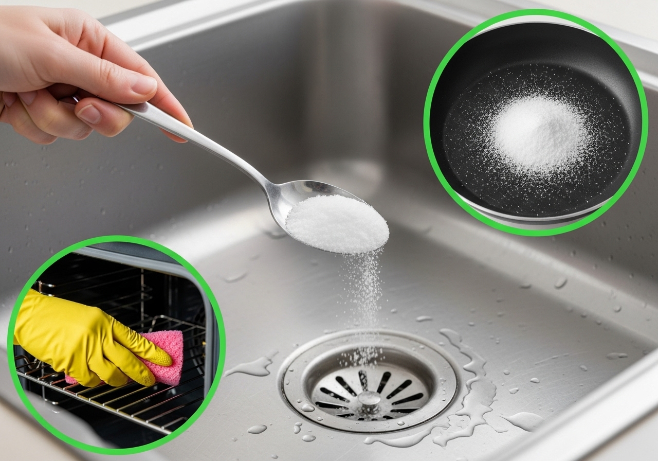 6 consejos para limpiar con sal y mantener una cocina impecable content image