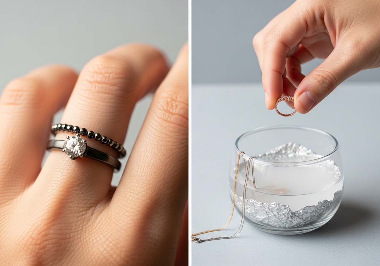 3 trucos de bricolaje para limpiar joyas ennegrecidas y opacas y hacerlas brillantes nuevas content image