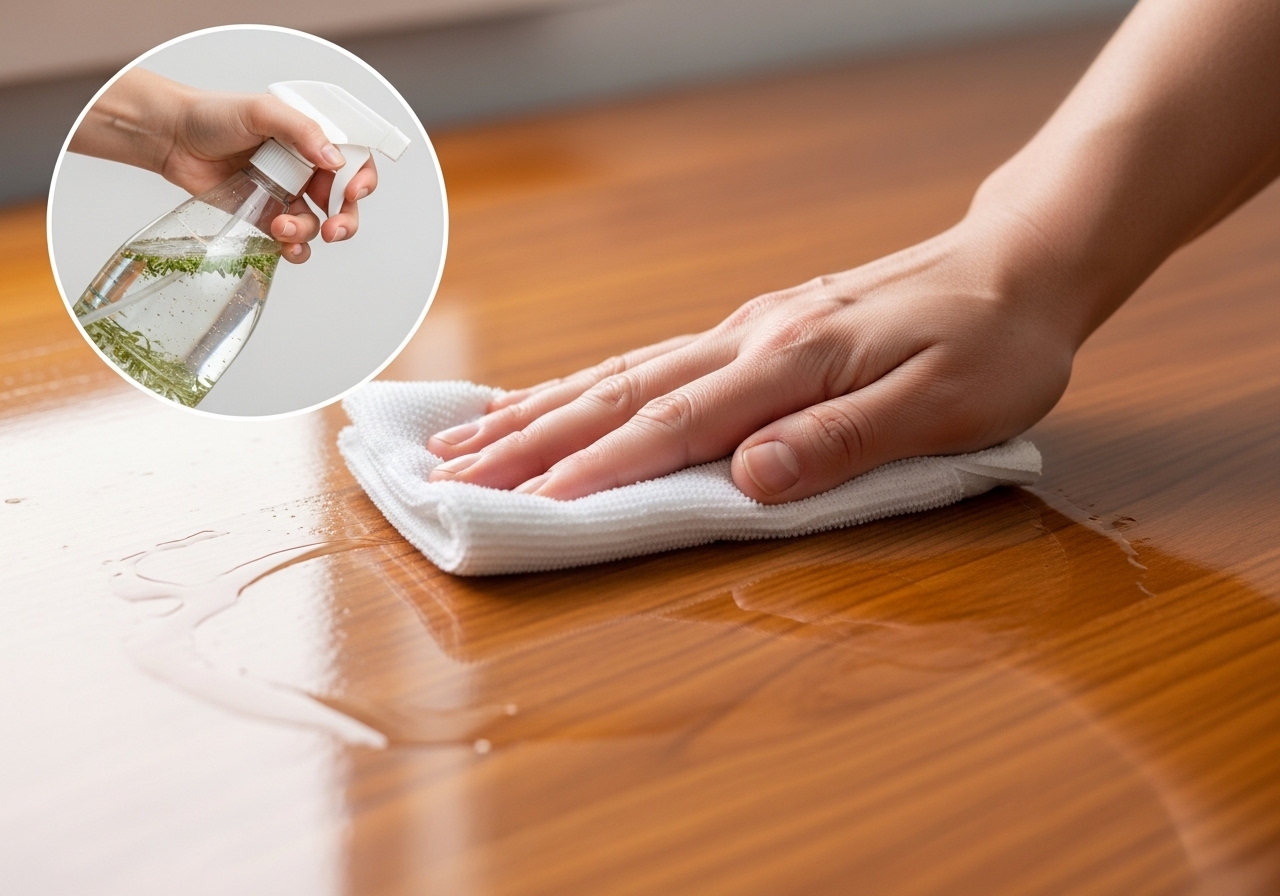 Aerosol contra la contaminación: elimina la contaminación y evita que se vea en los muebles. content image