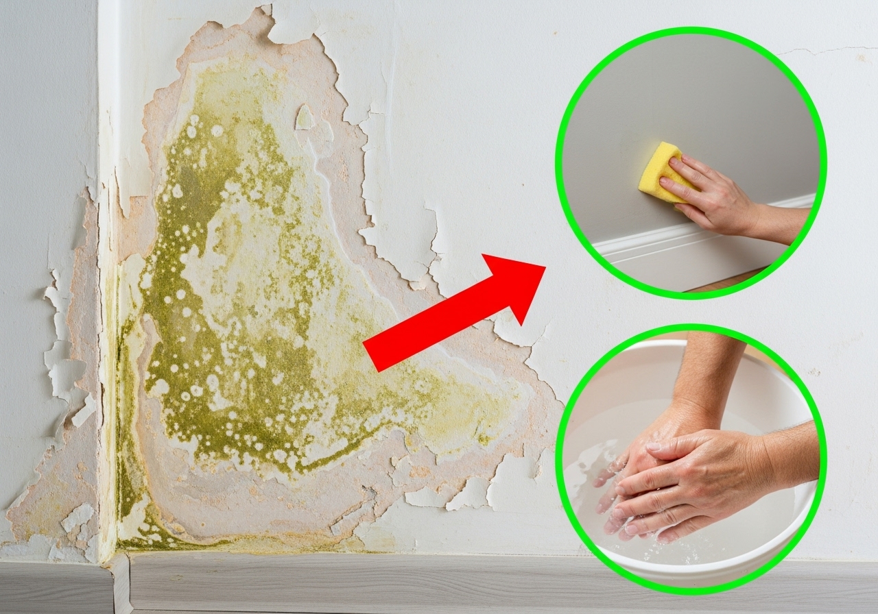 El truco más eficaz para eliminar el salitre y el moho de las paredes. content image