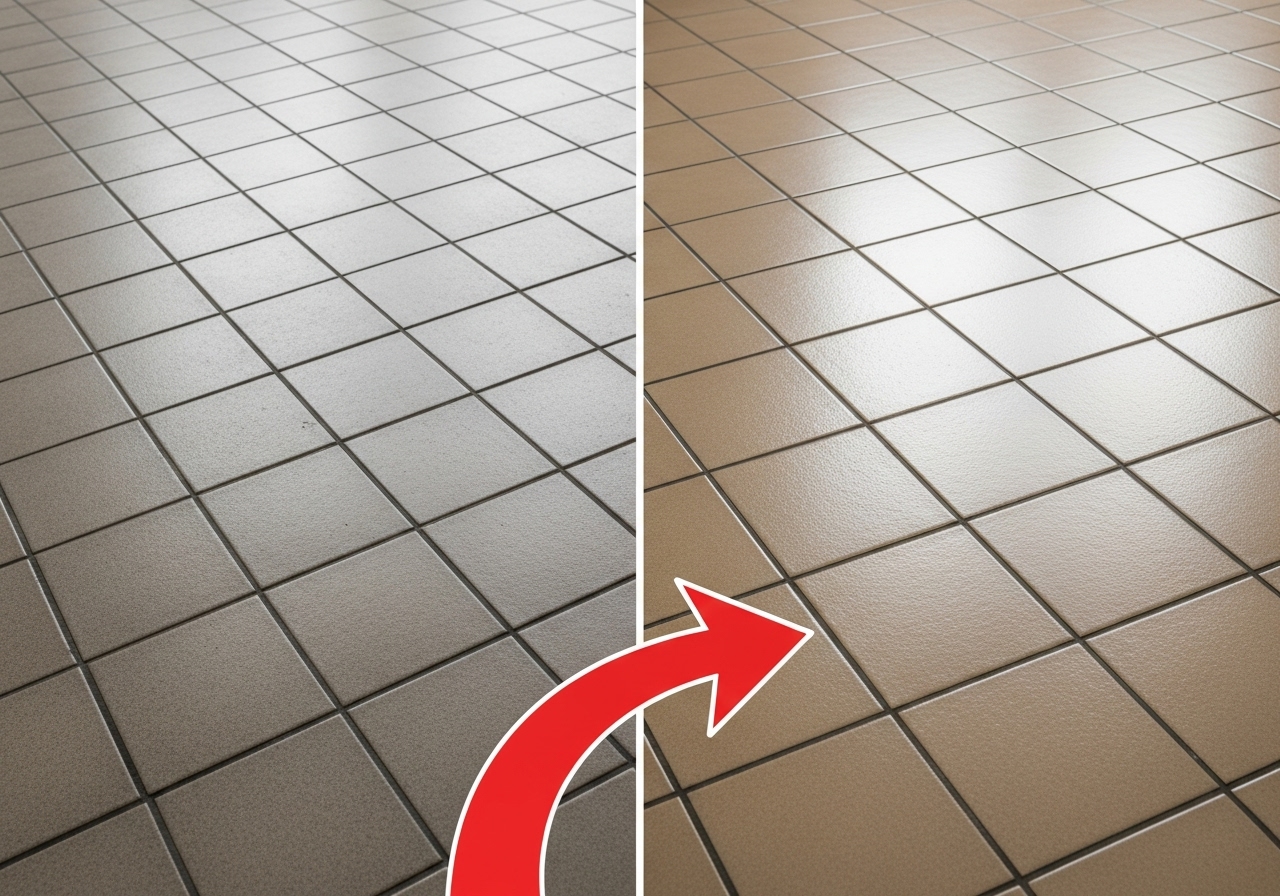 Juntas impecables y suelo reluciente, el maquillaje tiene esto mismo en una sola pasada content image