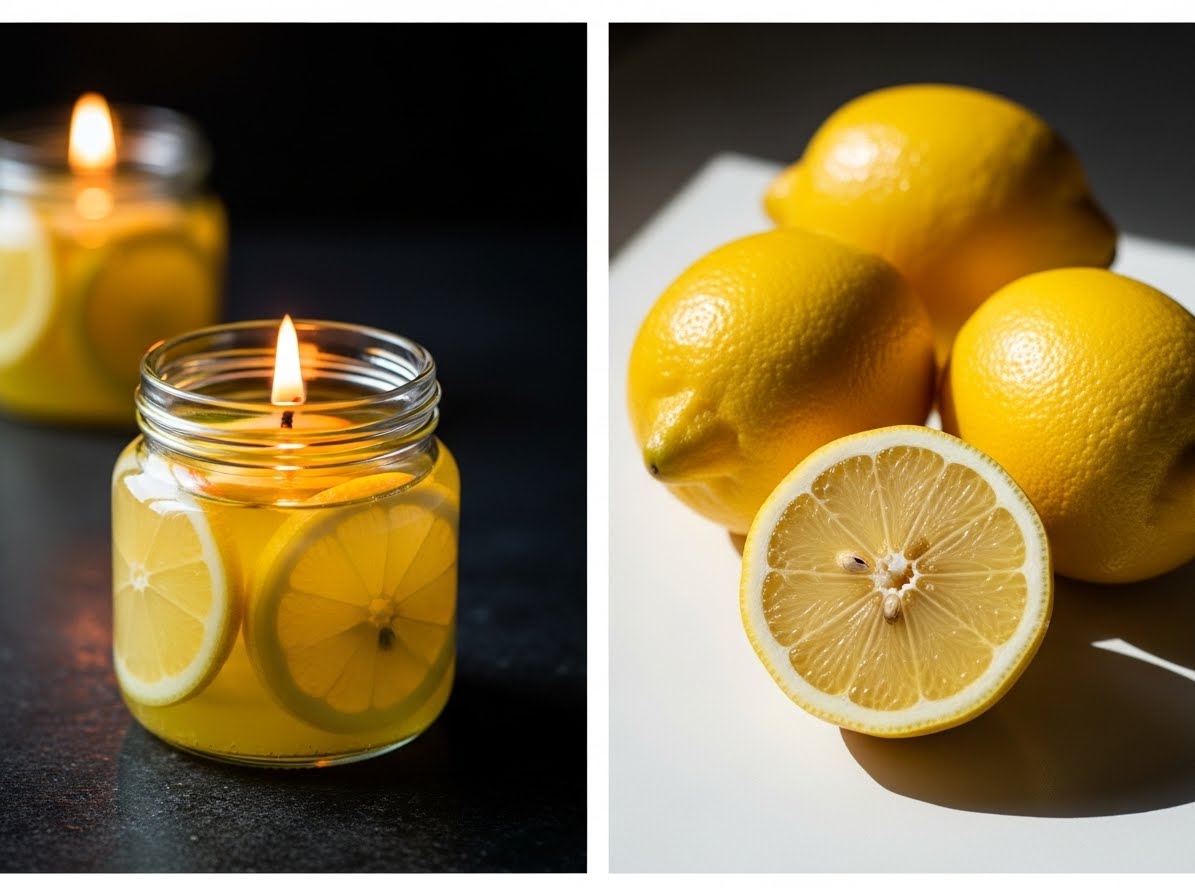 Viene con limones y perfume a la casa. content image